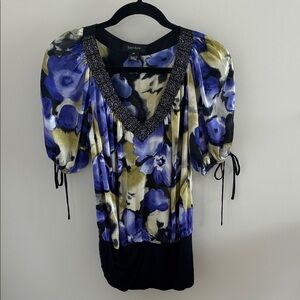 Karen Kane Silk Blouse Top